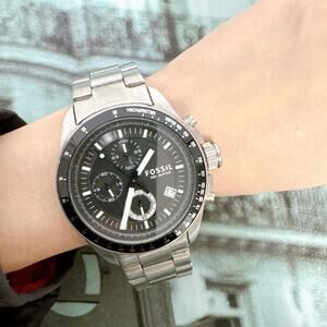 Fossil CH2600IE Decker Chronograph Stainless Steel Watch